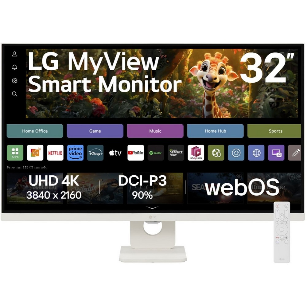 MONITOR LG 32 32SR73U 4K ALTAVOCES BLANCO