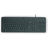 TECLADO HP 150 CON CABLE NEGRO
