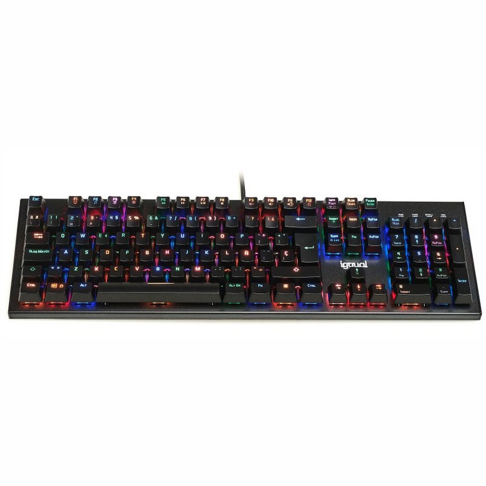 TECLADO IGGUAL MECANICO GAMING OBSIDIAN RBG