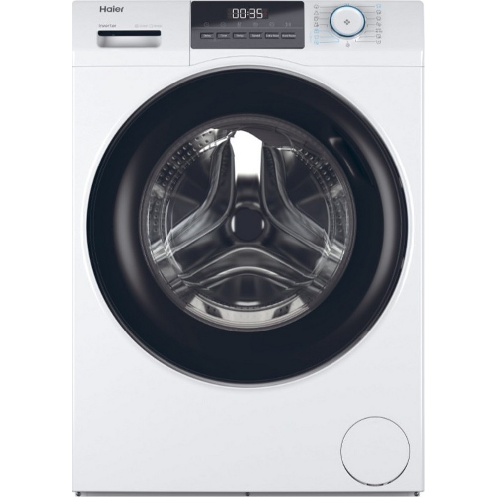 LAVADORA CARGA FRONTAL BLANCA 9 kg y 1400 rpm HAIER HW90BP14929AS