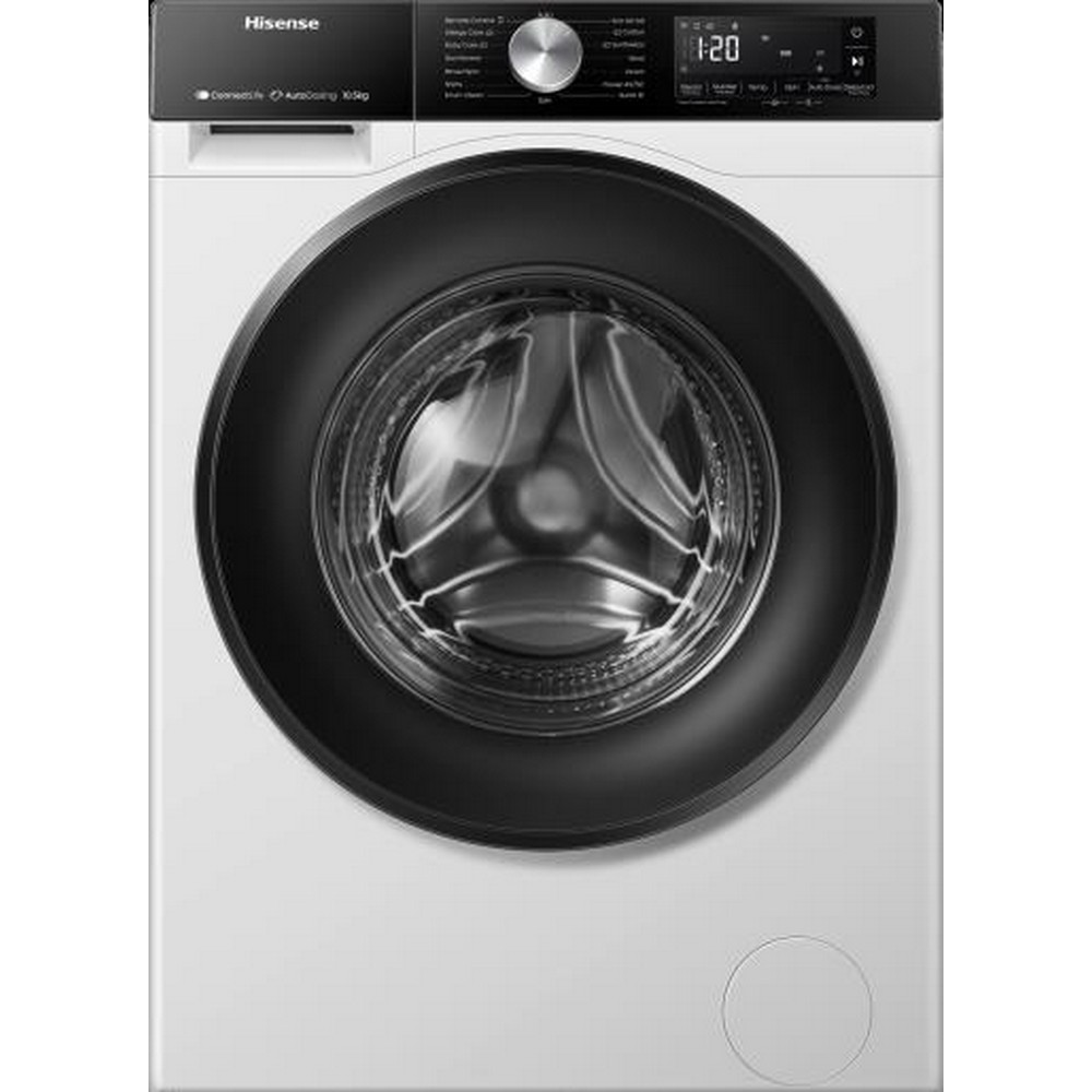 LAVADORA CARGA FRONTAL BLANCA 10,5 kg y 1400 rpm HISENSE WF3S1045BW3