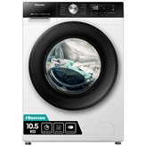 LAVADORA CARGA FRONTAL BLANCA 10 kg y 1400 rpm HISENSE WF3S1043BW3