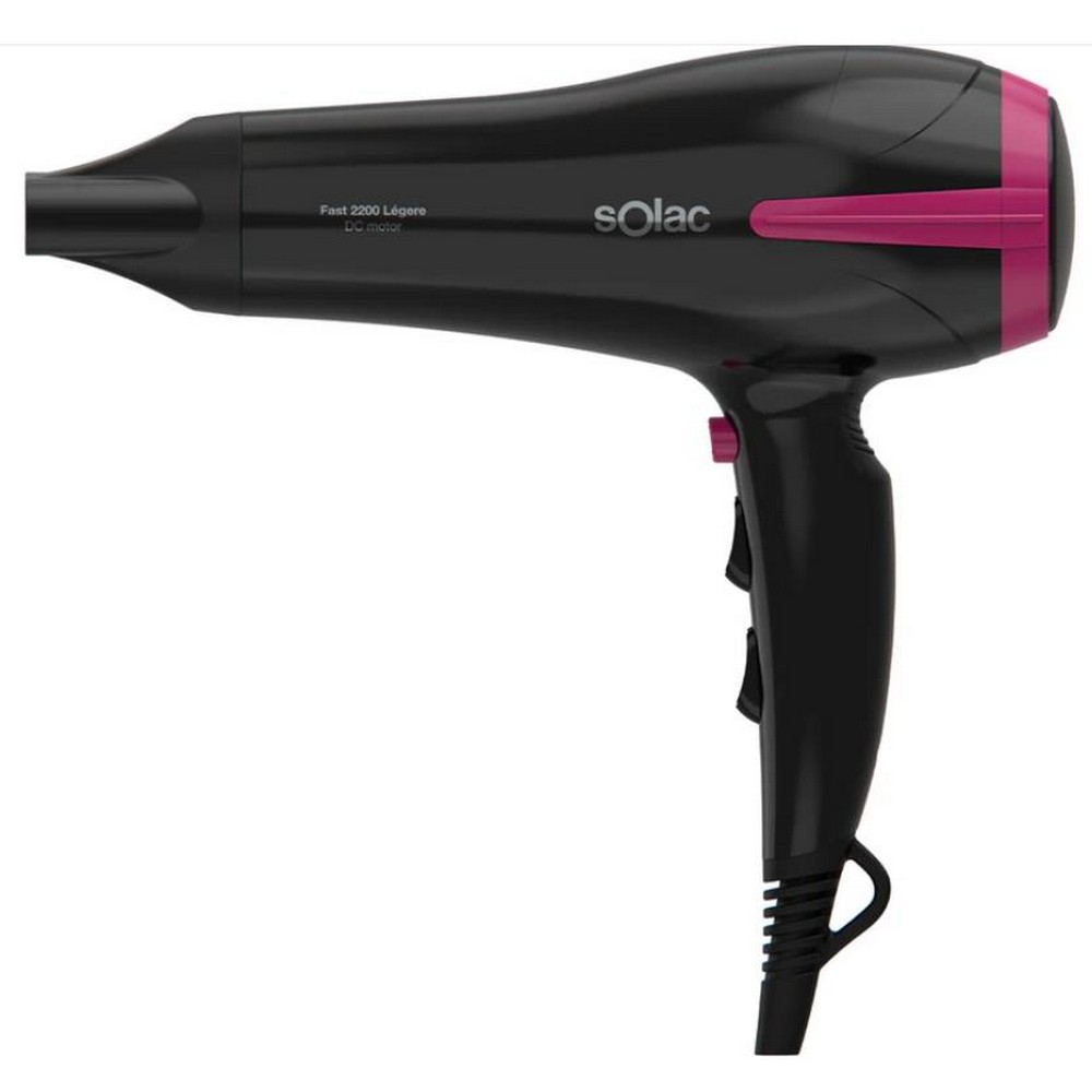 SECADOR DE PELO SOLAC SH7091FAST 2200 LEGERE 2200W