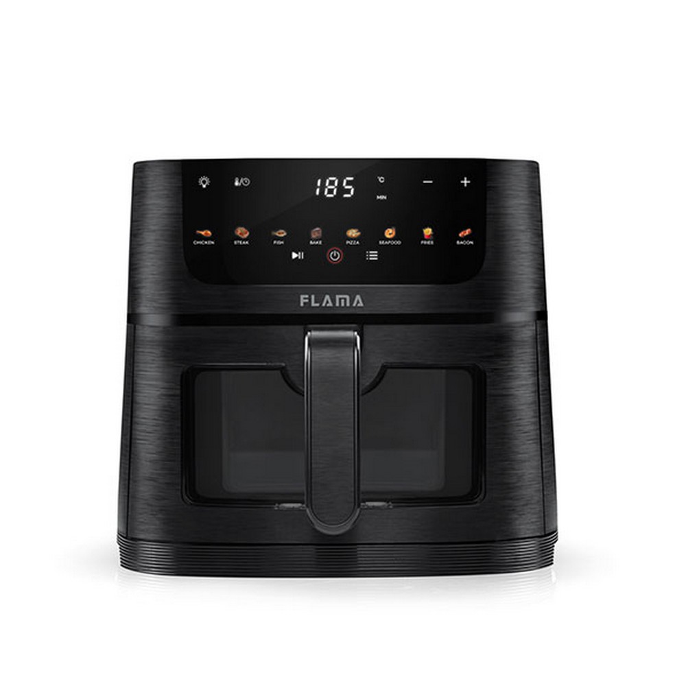 FREIDORA DE AIRE FLAMA 644FL 6L 1500W VENTANA DIG NGR