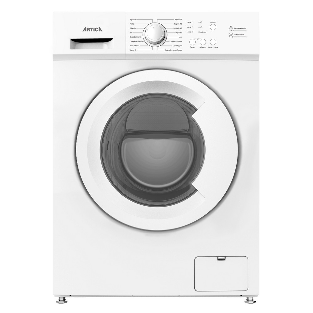 LAVADORA CARGA FRONTAL BLANCA 6 kg y 1000 rpm ARTICA AL6K1011A