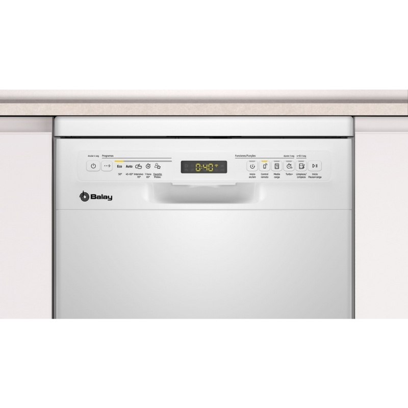 LAVAVAJILLAS 45 cm BLANCO CON 3ª BANDEJA Home Connect BALAY 3VN5331BA 1