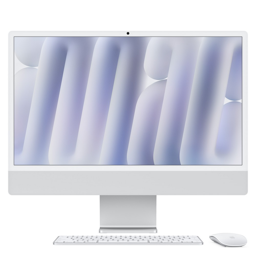 ORDENADOR APPLE IMAC 244K M4 8CORE CPU+GPU 256GB SILVER