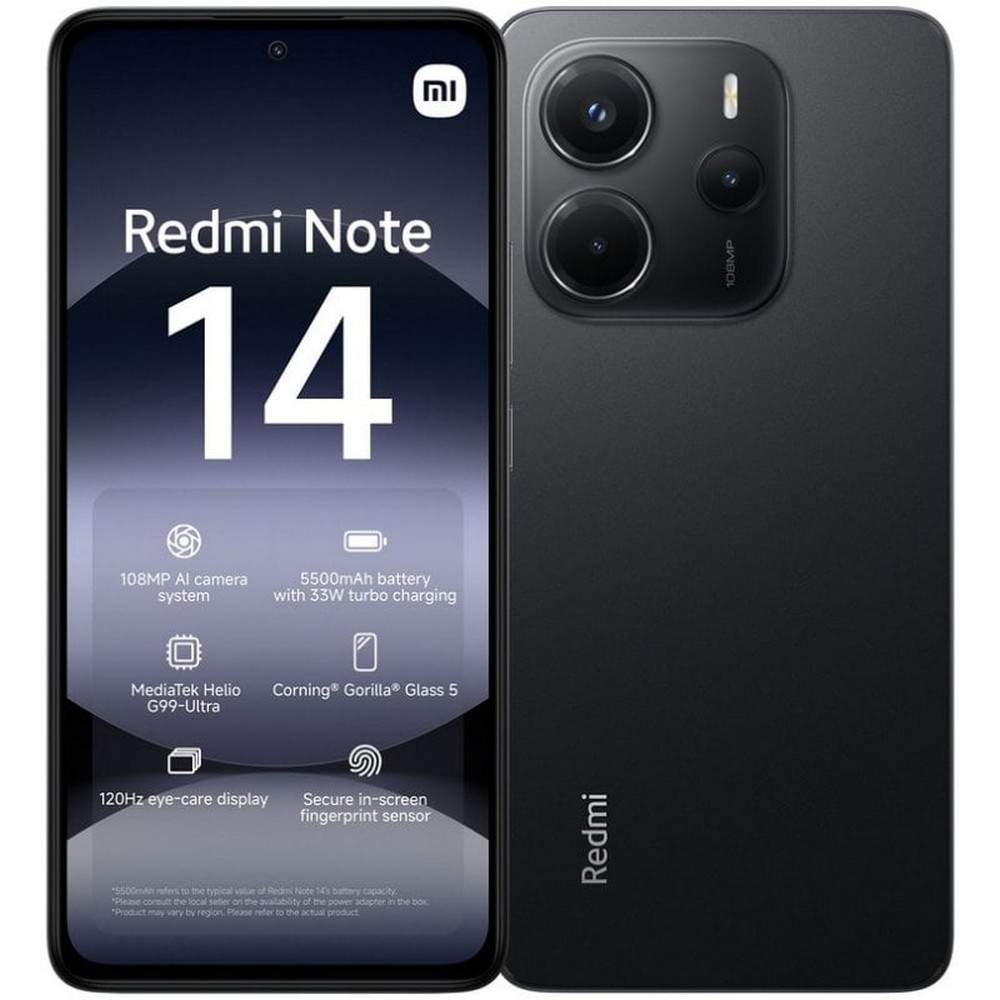 SMARTPHONE REDMI NOTE 14 6/128 6,67 BLACK