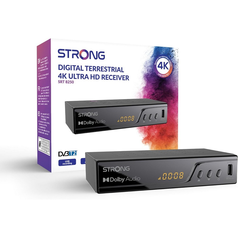 TDT STRONG SRT8250 4K ULTRAHD DVB T2 USB REC