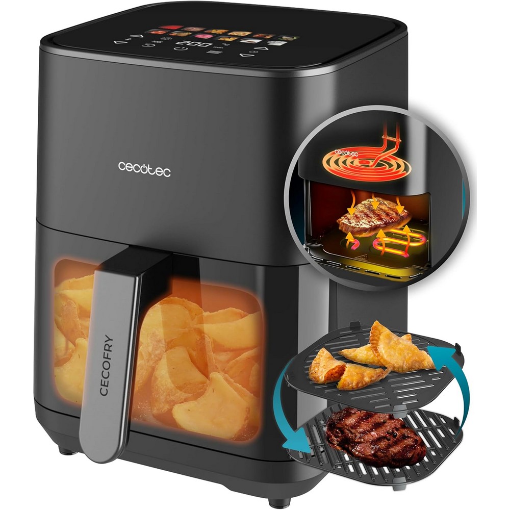FREIDORA DE AIRE CECOTEC DUOHEAT 4000 4 litros 100499 VENTA