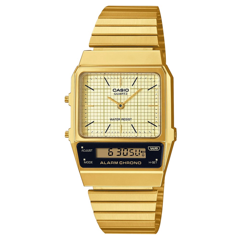 RELOJ CASIO VINTAGE AQ-800EG-9AEF