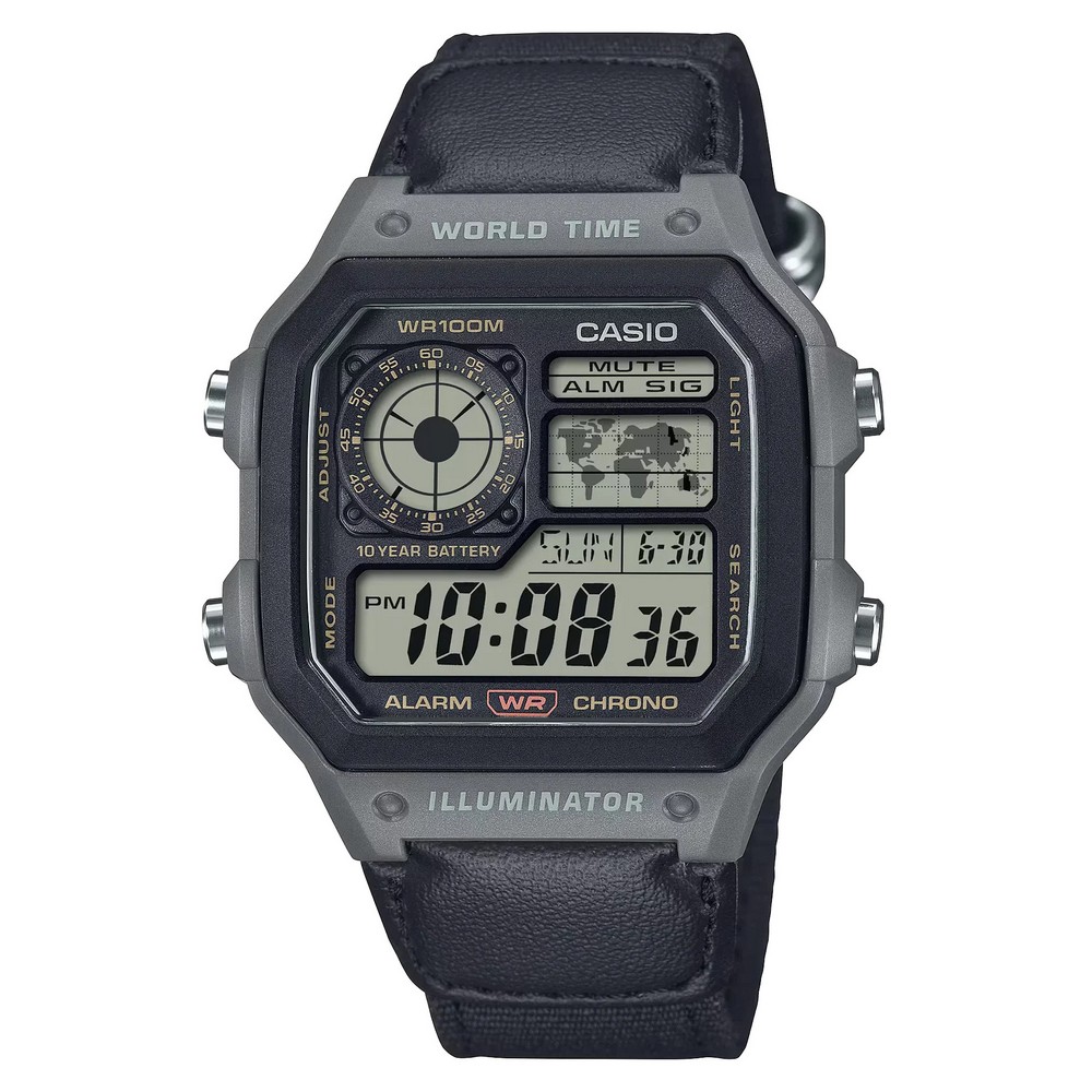 RELOJ CASIO COLLECTION DIGITAL AE-1200WHUB-8AVEF