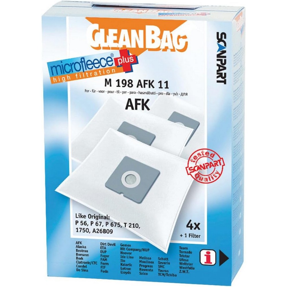 BOLSA ASPI. SCANPART M 198 AFK 11 AFK BORK 4UD