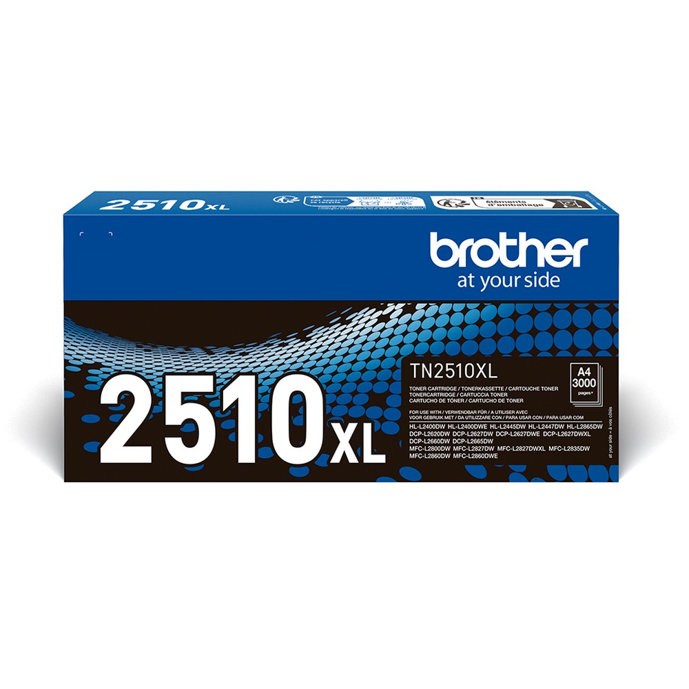 TONER BROTHER TN2510XL NEGRO DURACIÓN 3000 PÁGINAS