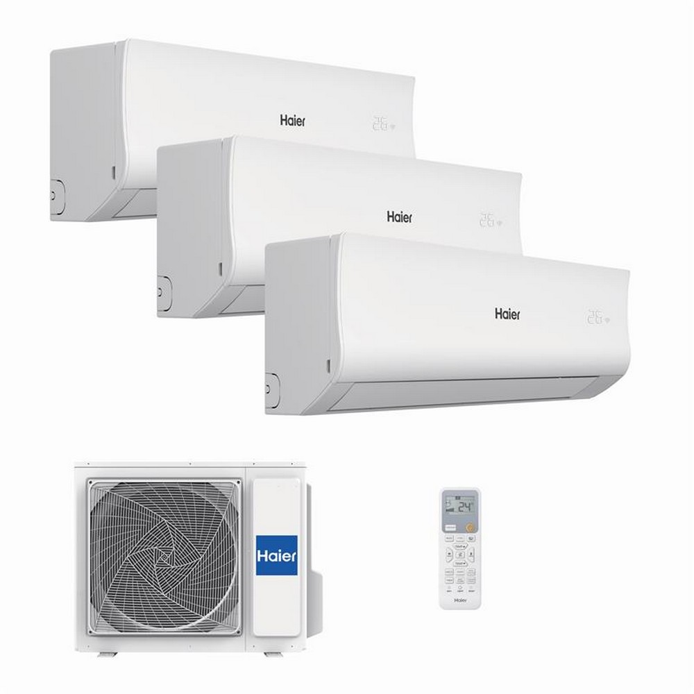 AIRE ACONDICIONADO MULTISPLIT HAIER TIDE R 25+25+35/70 WIFI A+++