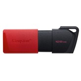 MEMORIA USB KINGSTON 128GB NEGRO/ROJO RETRACTIL