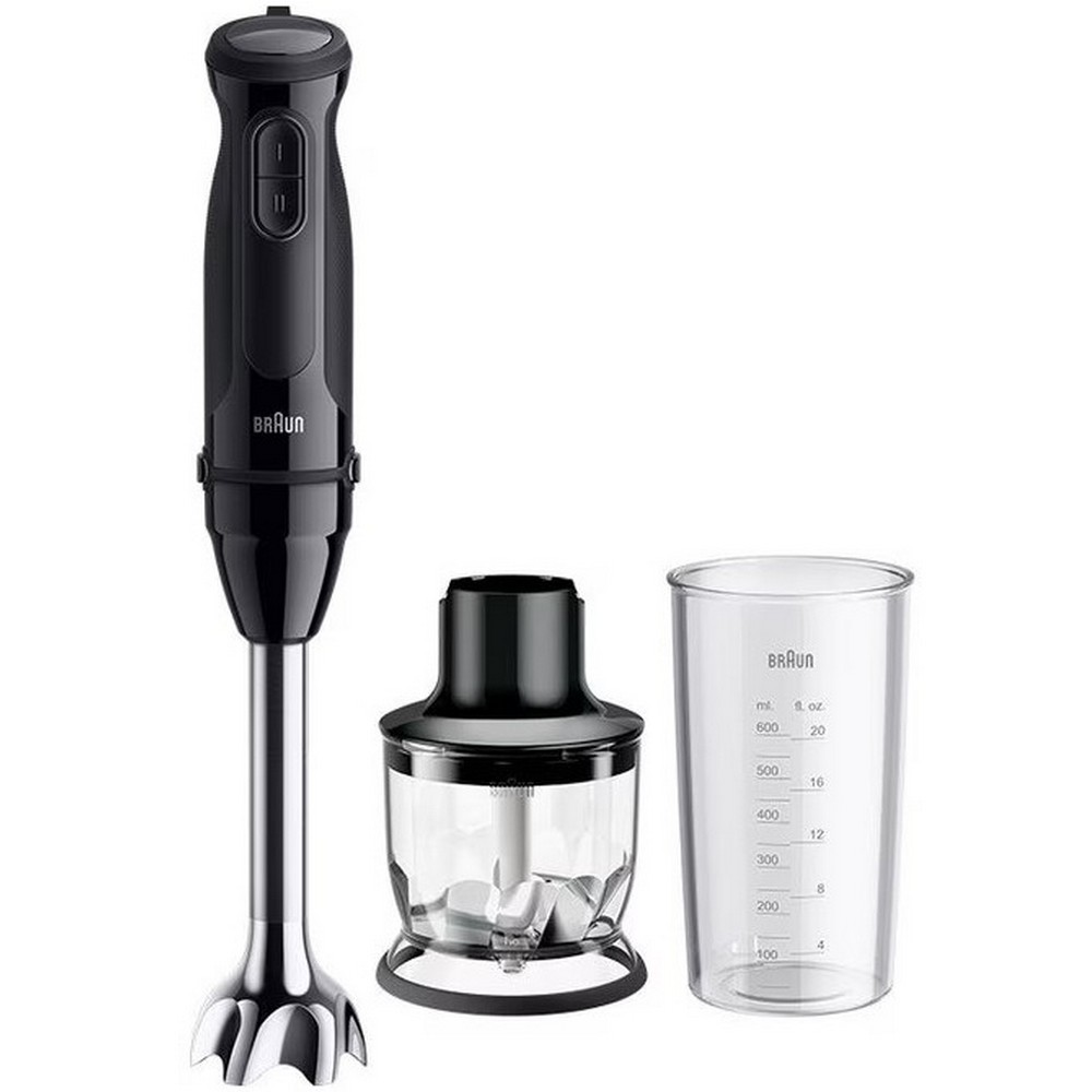 BATIDORA DE MANO BRAUN MQ30201MBK 900W C/A 2V 600ML