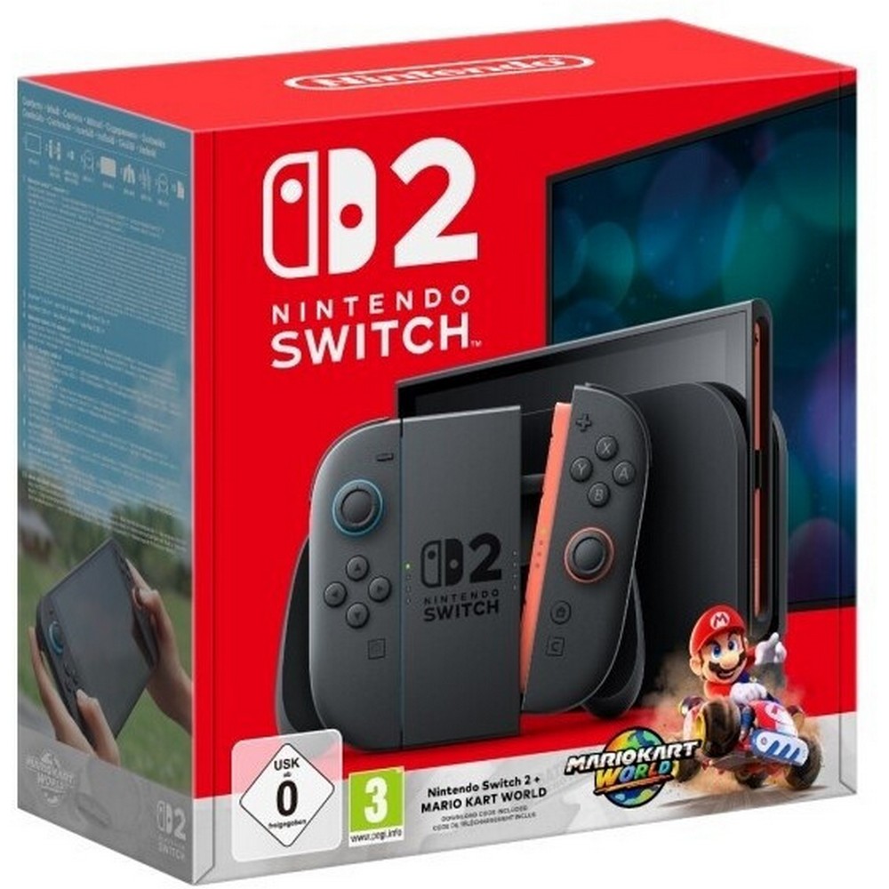 CONSOLA NINTENDO SWITCH 2+ JUEGO MARIO KART WORLD