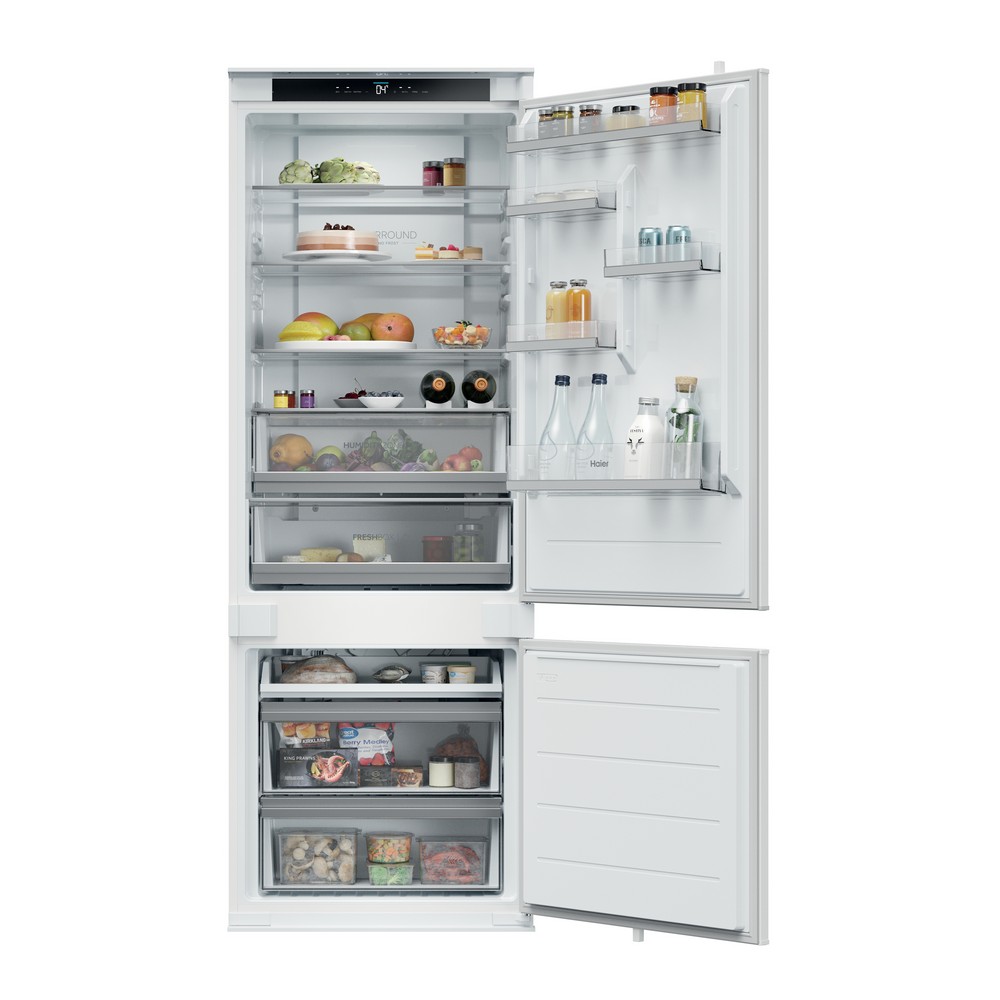 FRIGORIFICO COMBI INTEGRABLE NO FROST 193x69 HAIER HBQW5719E 193x69 NF INTEGRABLE