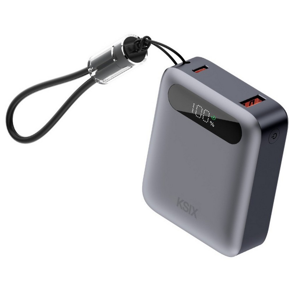 POWERBANK KSIX 10K 1xUSB C + 1xUSB A 22W