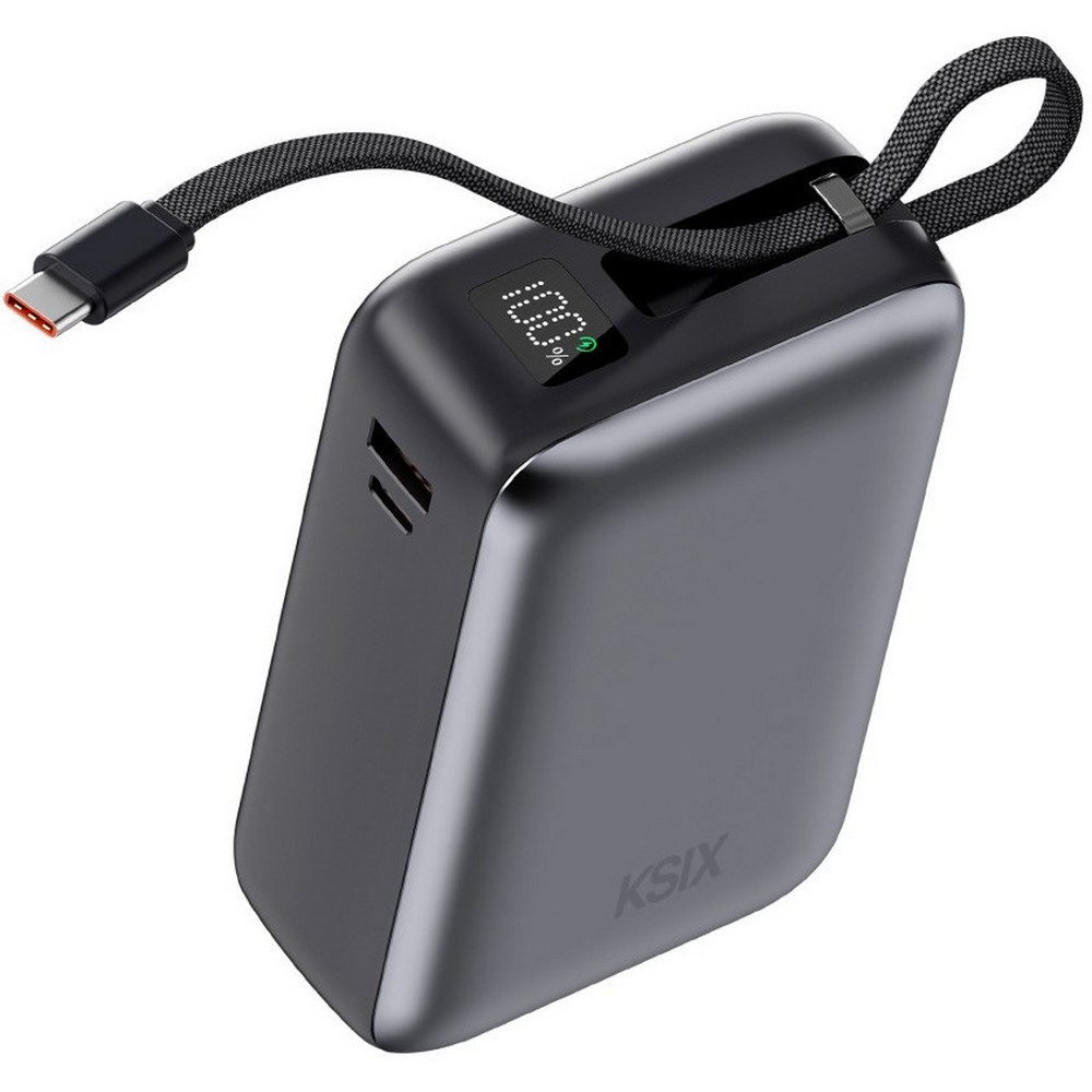 POWERBANK KSIX 30K 1xUSB C + CAB INT USB C 65W