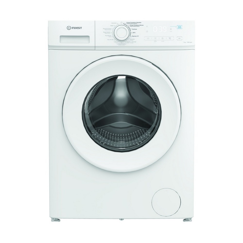 LAVADORA CARGA FRONTAL BLANCA 17 kg y 1200 rpm FRONTAL INDESIT IMA752MYTIMESPT