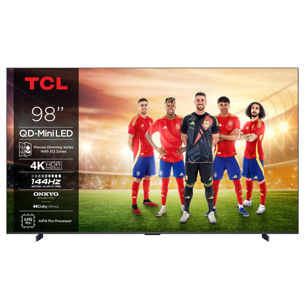 TV TCL 98 98C6K UHD MINILED GOOGLETV 144HZ ONKYO