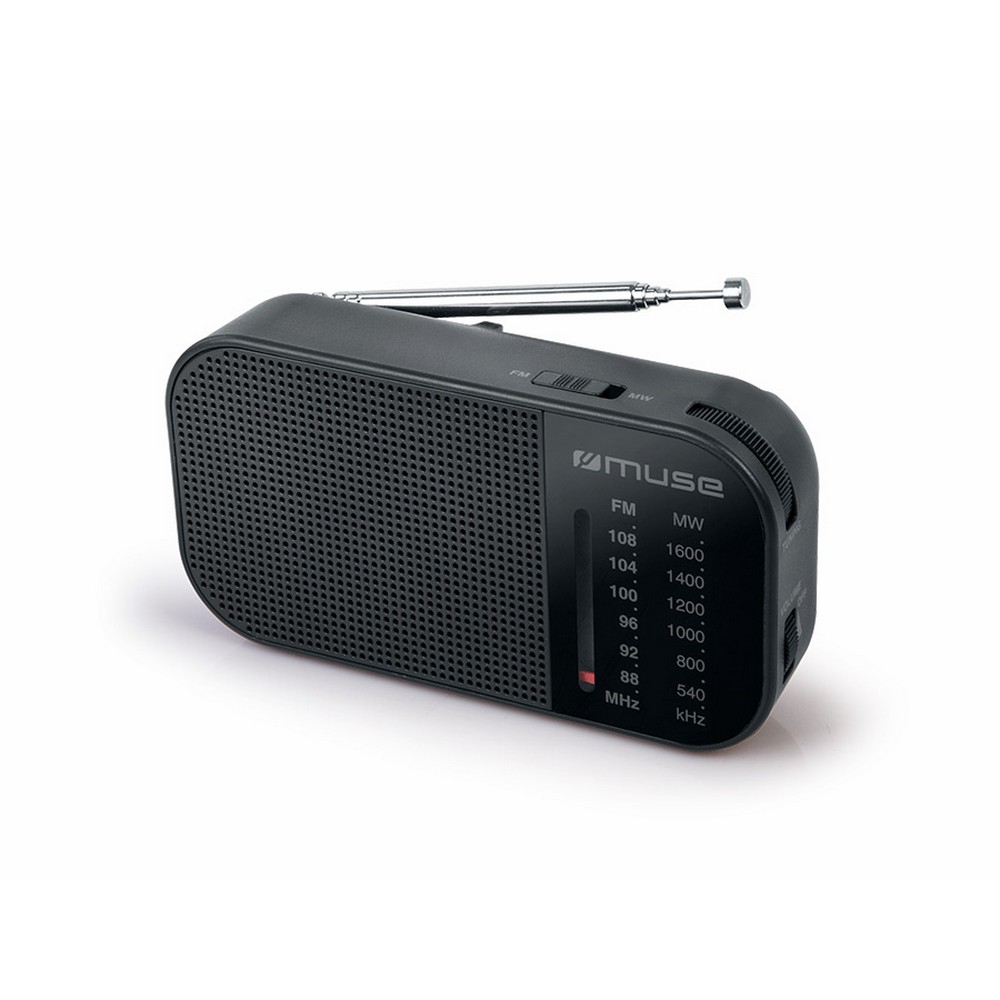 RADIO PORTATIL MUSE M-025R FM/AM NEGRO