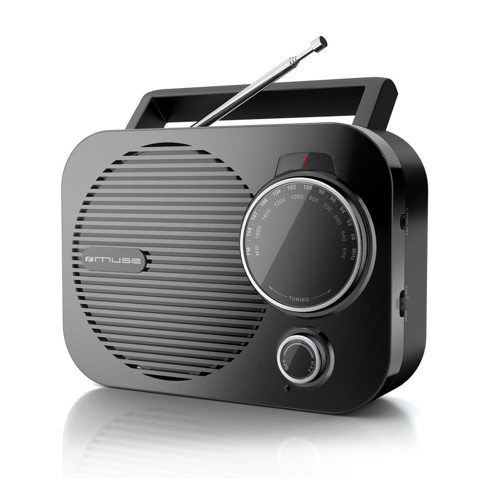 RADIO PORTATIL MUSE M-050R FM/AM NEGRO