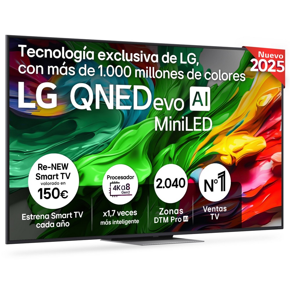 TV LG 75 75QNED87A6B UHD QNED EVO MINILED ALFA8