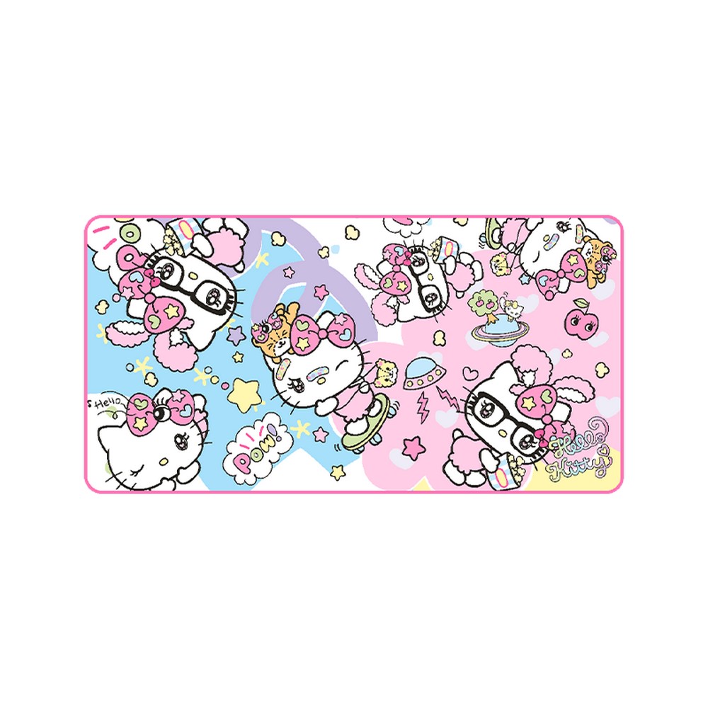 ALFOMBRILLA KONIX XXL ROSA HELLO KITTY