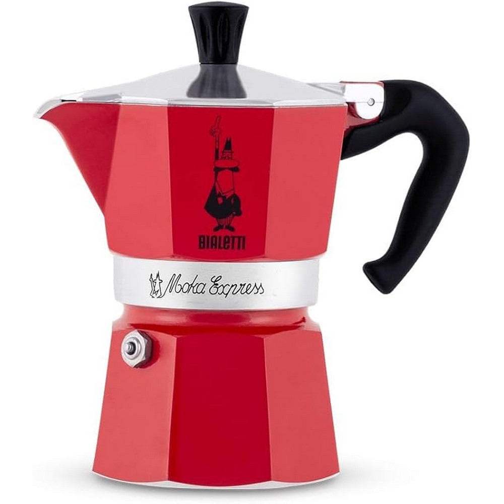 CAFETERA ITALIANA BIALETTI MOKA EXPRESS RED 6 tazas