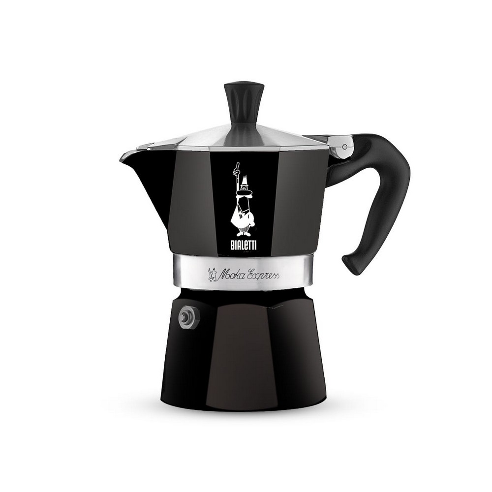CAFETERA ITALIANA BIALETTI NEW MOKA INDUC BLACK 4 tazas