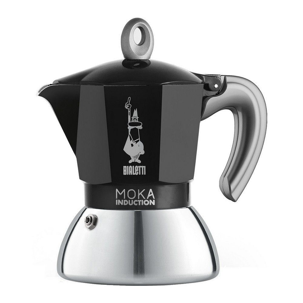 CAFETERA ITALIANA BIALETTI NEW MOKA INDUC BLACK 6 tazas