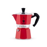 CAFETERA ITALIANA BIALETTI NEW MOKA INDUCTION RED 4 tazas