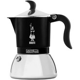 CAFETERA ITALIANA BIALETTI FIAMMETTA INDUCT BLACK 4 TAZAS