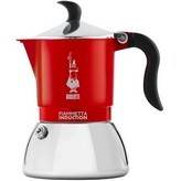 CAFETERA ITALIANA BIALETTI FIAMMETTA INDUCTI RED 2 TAZAS