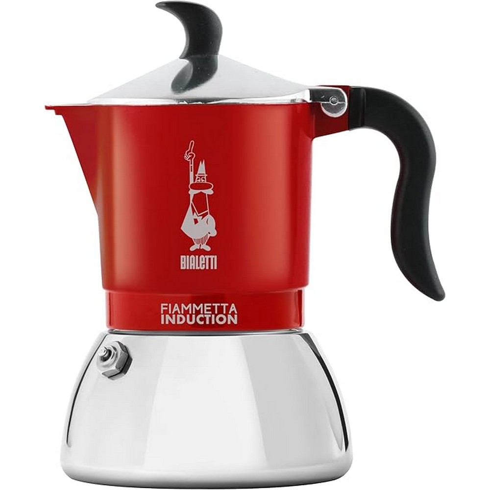 CAFETERA ITALIANA BIALETTI FIAMMETTA INDUCTI RED 4 TAZAS