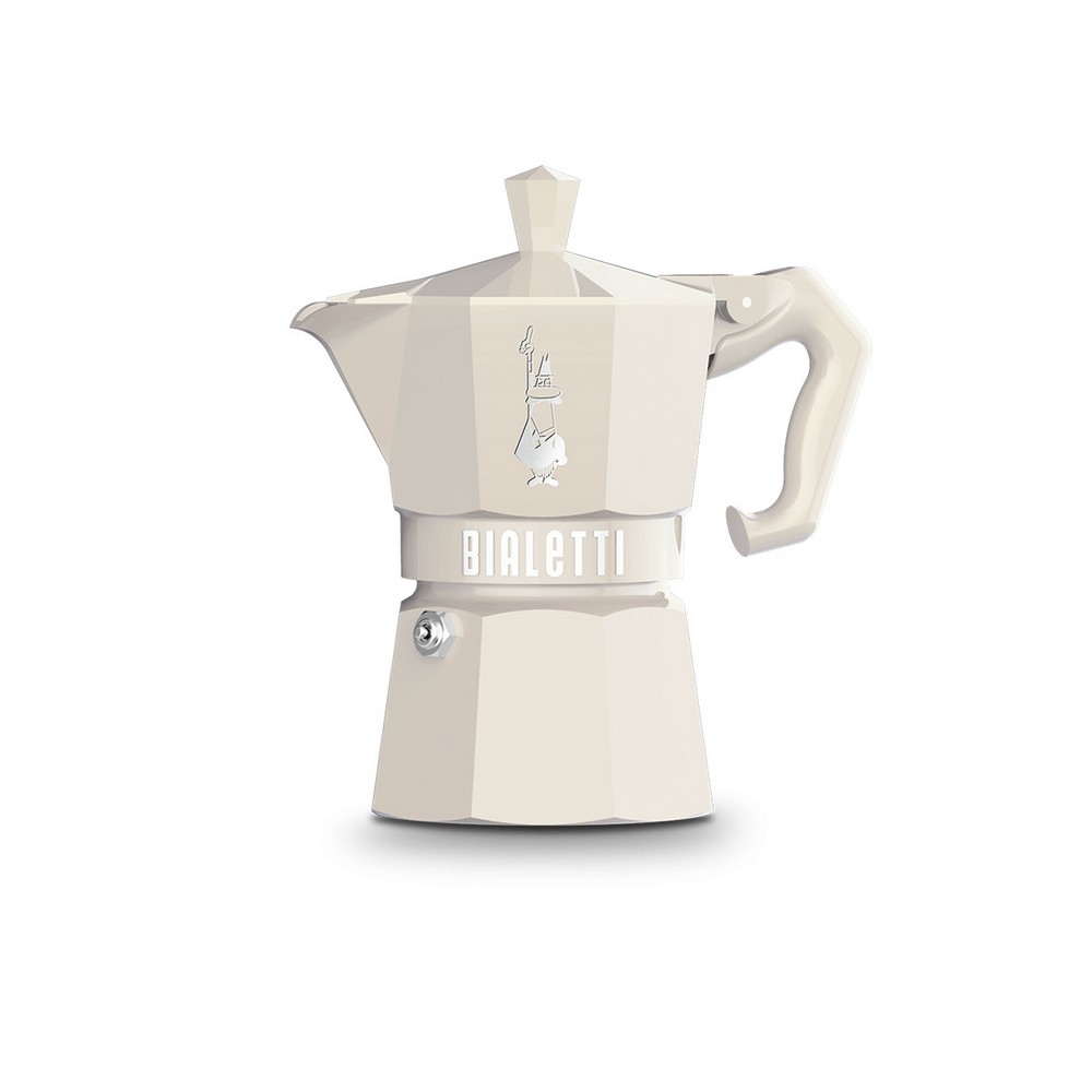 CAFETERA ITALIANA BIALETTI MOKA EXCLUSIVE CREAM 3 tazas