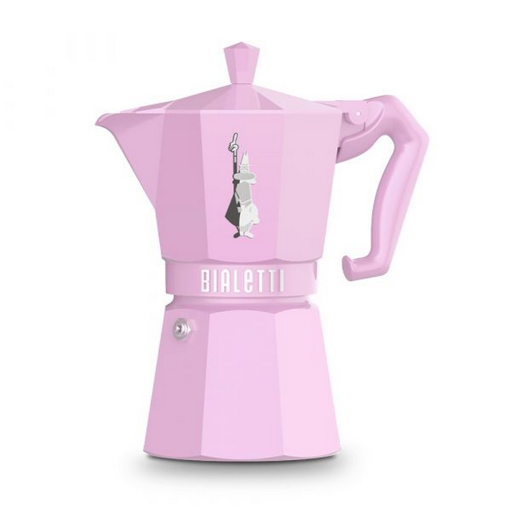 CAFETERA ITALIANA BIALETTI MOKA EXCLUSIVE PINK 6 TAZAS