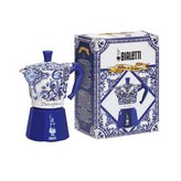 CAFETERA ITALIANA BIALETTI INDUCTION D&G BLU MEDI 6 tazas