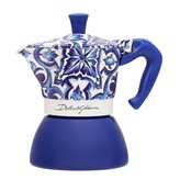 CAFETERA ITALIANA BIALETTI INDUCTION D&G BLU MEDI 4 tazas