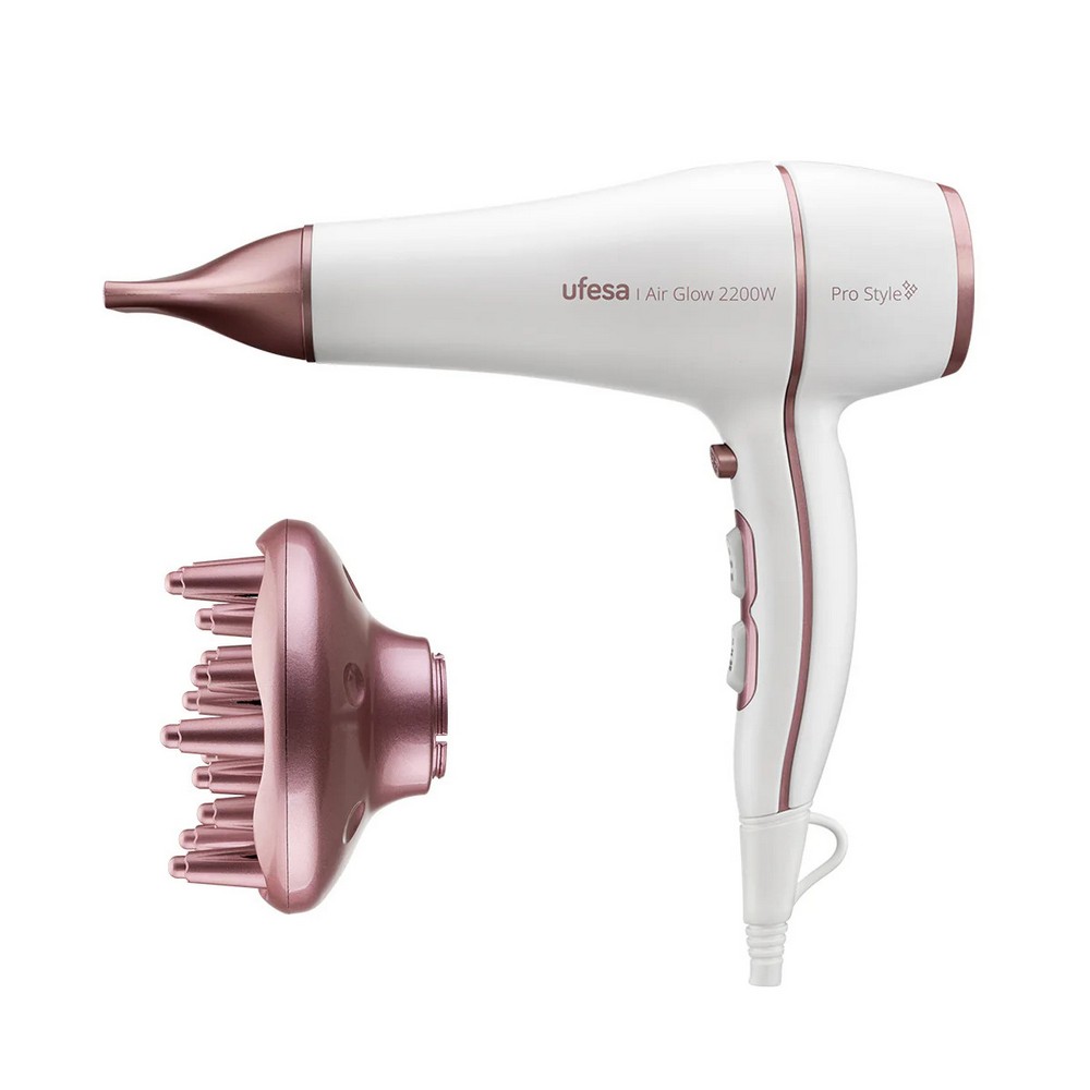SECADOR DE PELO UFESA AIR GLOW AC 2200W DIFUSOR