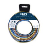 CARRETE CABLECILLO FLEXIBLE 1,5mm 3 CABLES (AZ-M-T) 5m POR COLOR TOTAL 15m