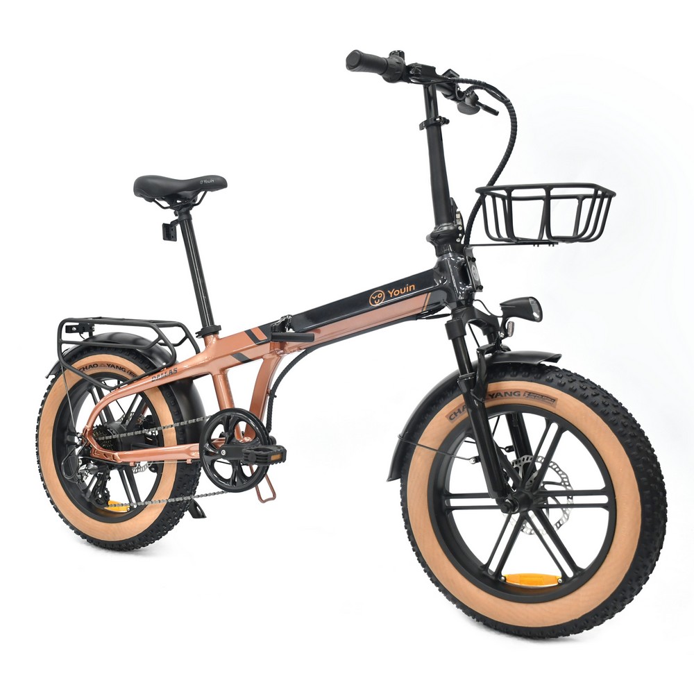 BICICLETA ELECTRICA YOUIN BK1650 DALLAS COBRE/NEGR