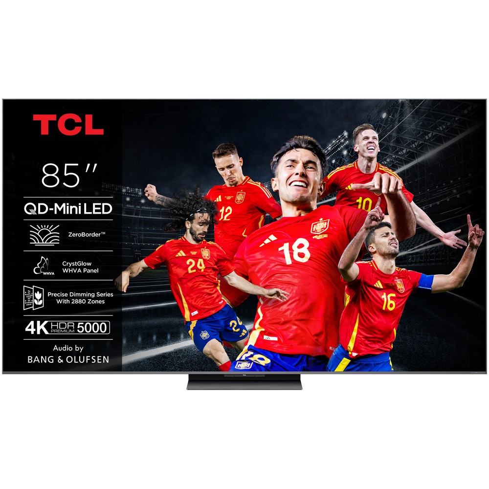 TV TCL 85 85C8K UHD MINILED GOOGLETV 144HZ B&O