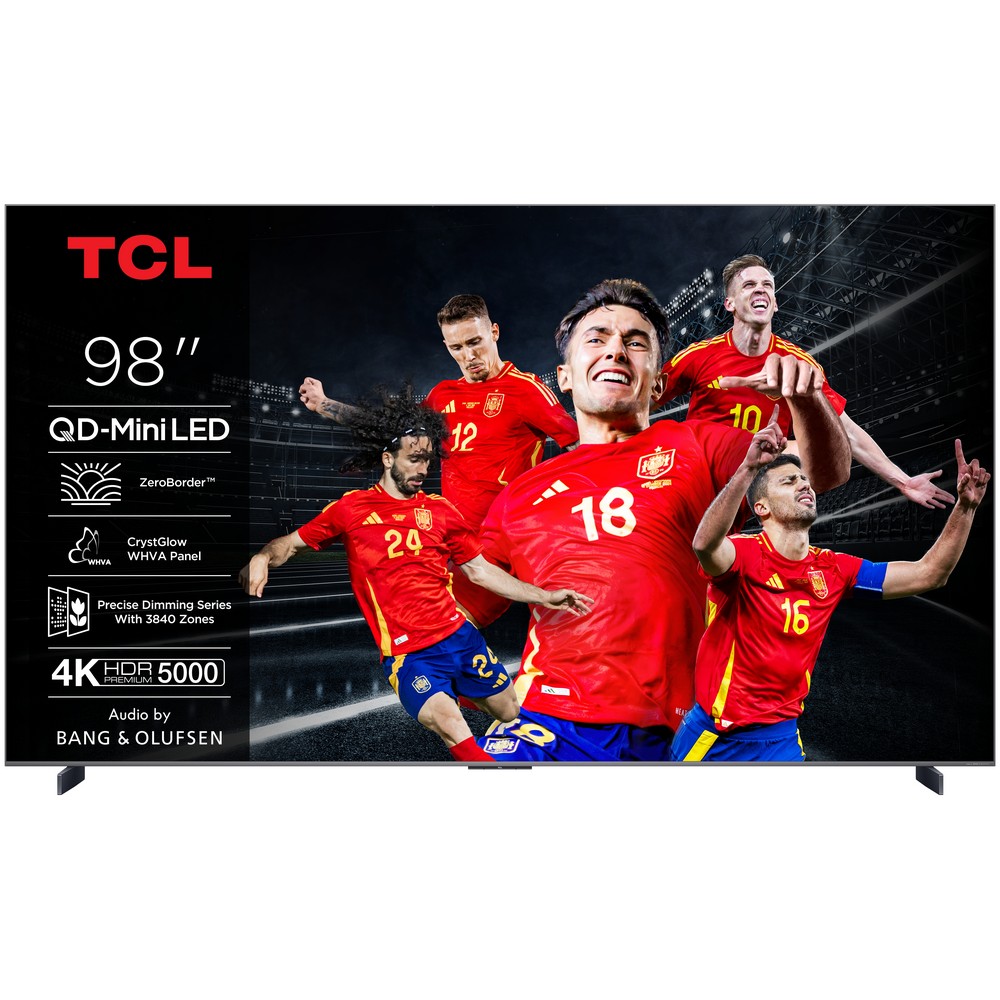 TV TCL 98 98C8K UHD MINILED GOOGLETV 144HZ B&O