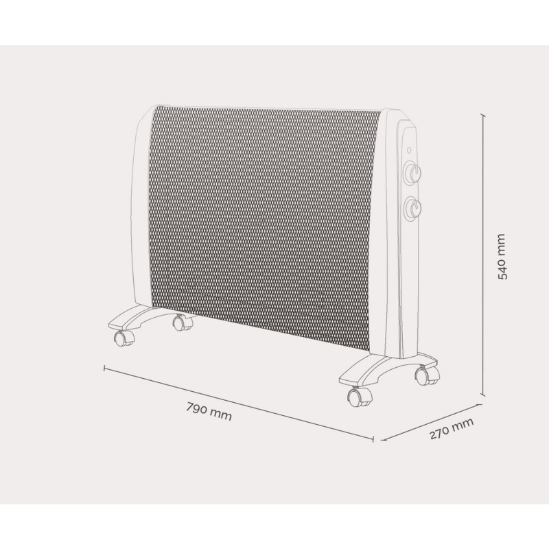 RADIADOR MICA ARTICA ACRMI1500 1500W 4