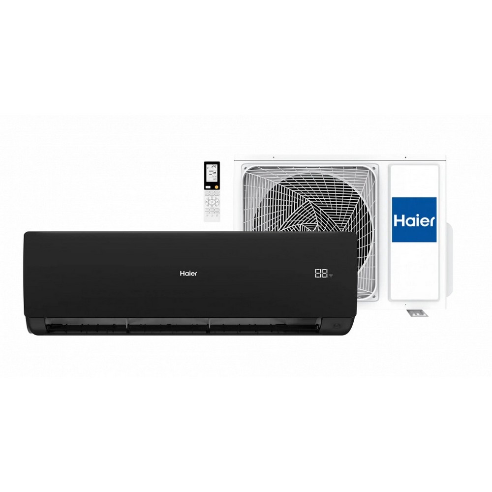 AIRE ACONDICIONADO SPLIT HAIER FLEXIS S 50 NEGRA MATE 4558F