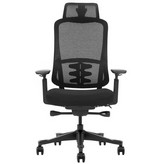 SILLA GAMING PHOENIX LIRA ERGONOMICA NEGRA